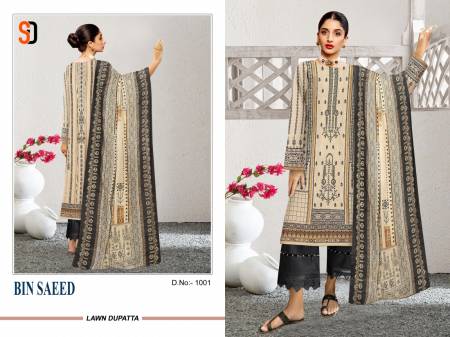 Bin Saeed By Shraddha 1001-1003 Pakistani Suits Catalog